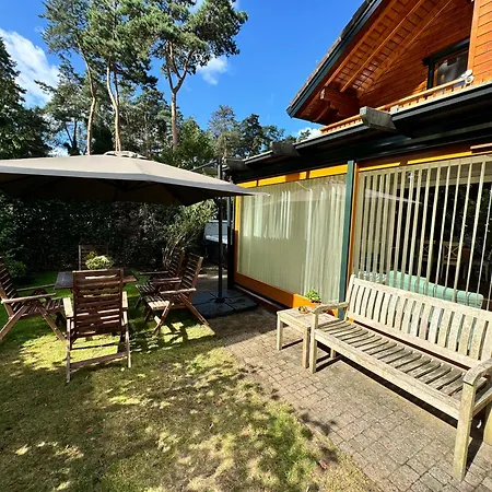 Houten Chalet/bungalow In Het Bos, Sauna, Jacuzzi * Meijel