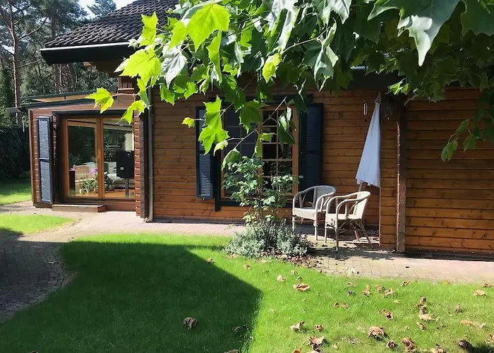 Houten Chalet/bungalow In Het Bos, Sauna, Jacuzzi * Meijel