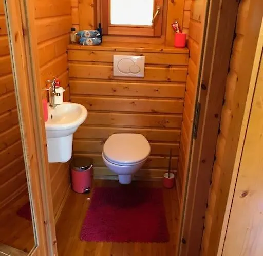 Дом отдыха Houten Chalet/bungalow In Het Bos, Sauna, Jacuzzi *